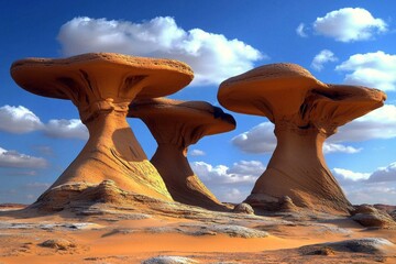 Unique Geological Wonders of Saudi Arabia&rsquo;s Mushroom Rocks