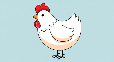 hen with egg © Mahin