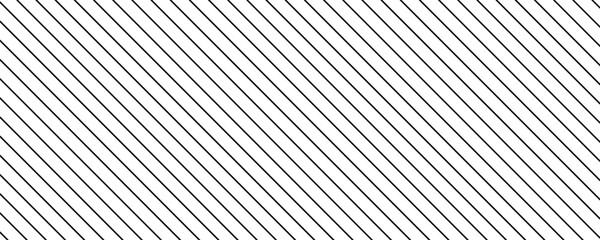 Black diagonal lines. Striped wallpaper. Seamless surface pattern design with symmetrical linear ornament. Stripes motif. Digital paper for page fills, web designing, textile print. Vector art.