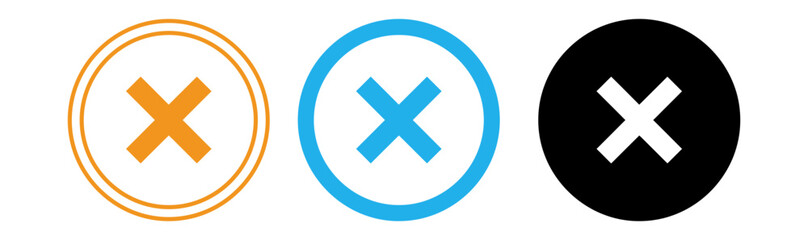 Obraz premium Cross symbol variations