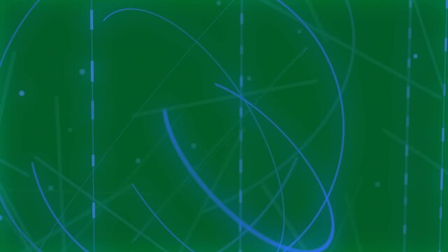 Animated neon net with pulsing beams sparking loops, showing data flow on transparent backdrop