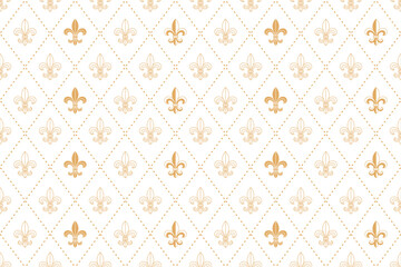  Fleur de lis Seamless pattern background © Formatoriginal