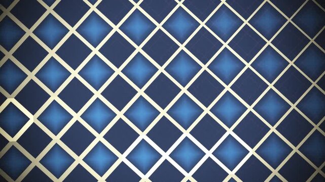 Blue diamond geometric pattern background seamless loop