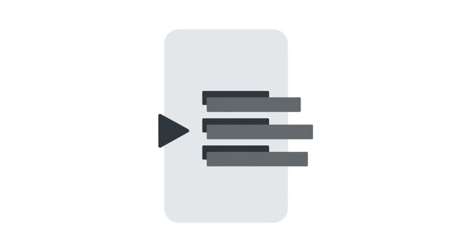 Gray Graphic Equalizer Bars on White.