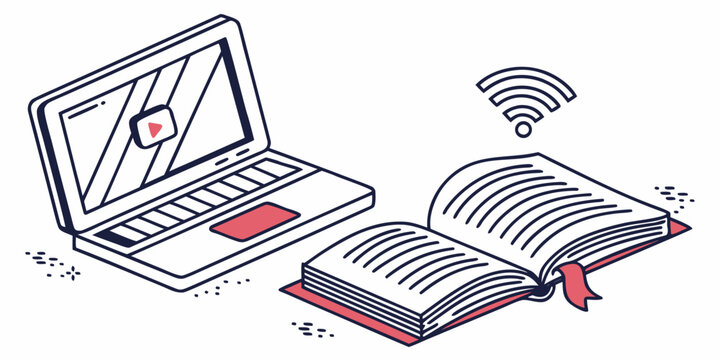 Modern technology blending with traditional learning methods through wireless connectivity