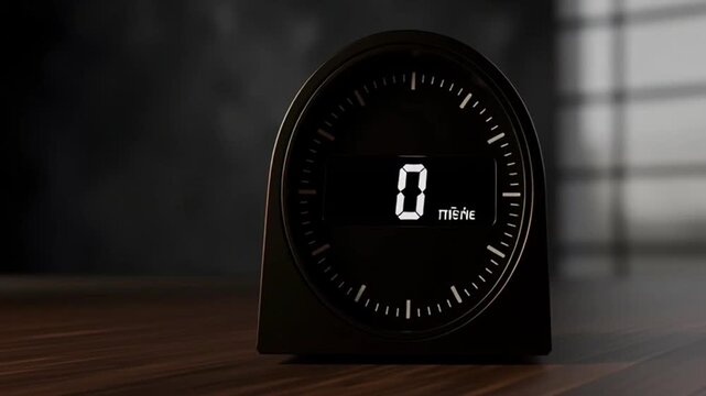 30 Minute Countdown Timer Concept &ndash; Time Management and Deadline Background, 4K Ultra HD