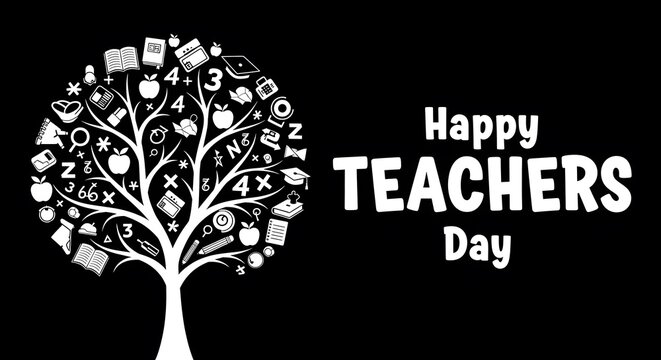 Celebrating educators with a creative tree design for teachers day