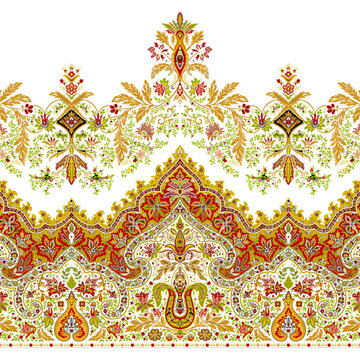 seamless floral pattern, wild red purple flowers, botanical illustration, colorful background, textile design