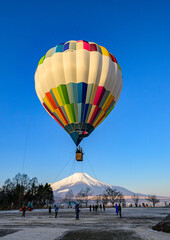山中湖からバールンと富士山