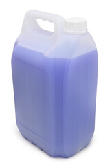 Plastic can of liquid for washing machine