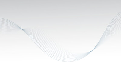 Modern Abstract Wave Line Background with Colorful Flowing Curves and Digital Technology Design