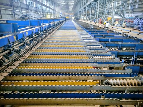 cooling bed in tmt bar making