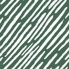 Green Diagonal Brush Stroke Seamless Pattern