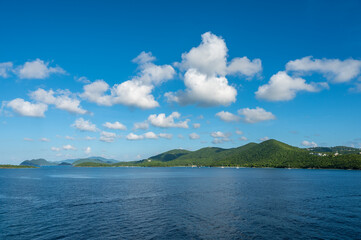 Virgin Islands Saint John. Panoramic View.  © Nancy Pauwels