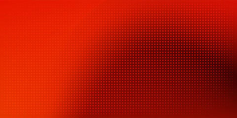 Picture red and crimson pop art background with halftone dots modern cartoon texture