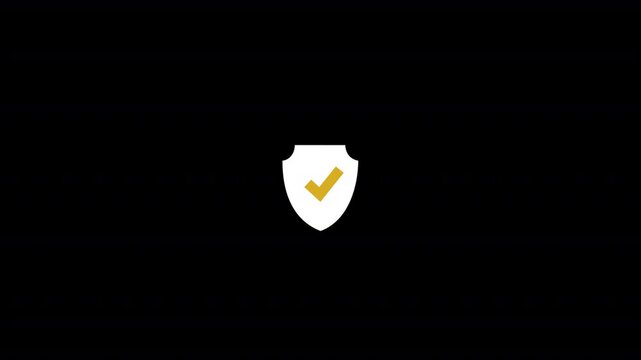 Security shield check mark 