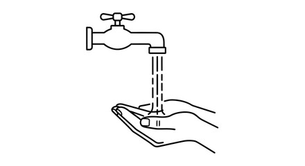 Hands of Responsibility &ndash; World Water Care Concept