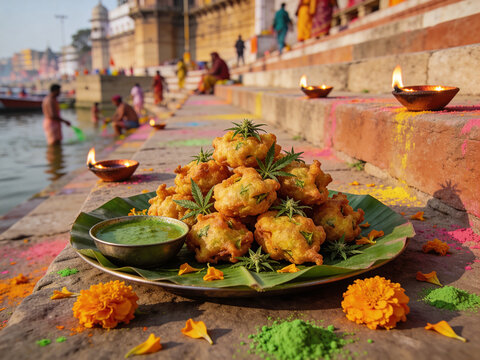 Bhang Pakoda varanasi uncrisppy Golden bhaang Pakode