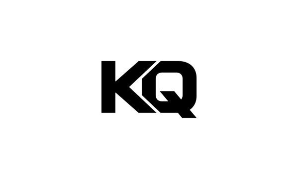 KQ initial letters logo or KQ monogram