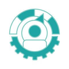 Skill Assessment Talent Evaluation Icon for Performance Management