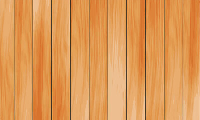 Obraz premium Realistic vertical wooden plank texture with warm orange and brown tones and visible wood grain creating a natural and rustic background for projects