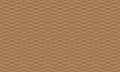 Fototapeta premium Warm brown waffle texture background with a repeating grid pattern