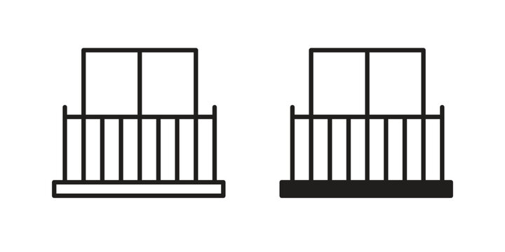 Balcony icon. modern vector symbols set