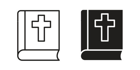 Obraz premium Bible icon. modern vector symbols set