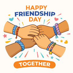 Happy friendship day - celebrate with friends