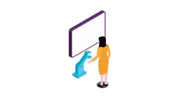 AI Automation Dashboard Animation