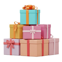 Colorful gift boxes