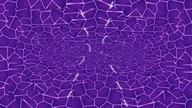 Abstract purple background with cracked pattern.