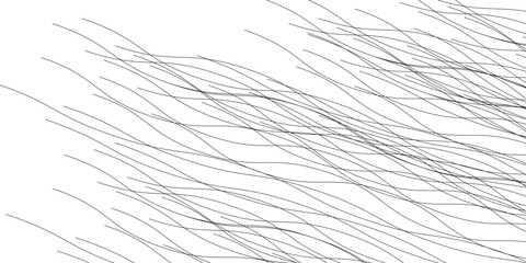 Simple waves with continuous wavy dot lines. Hand-drawn lines, fine patterns, web design, greeting cards, textiles, technology backgrounds. © Muis