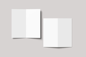 DL Bifold Blank Mockup