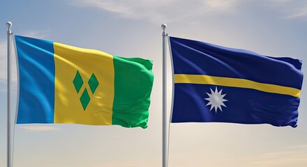 Flags Saint Vincent And The