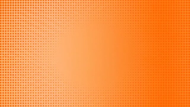 Bright orange gradient background with subtle halftone dot pattern texture, modern graphic design element.
