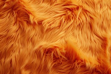 Soft orange faux fur provides a warm and inviting backdrop, perfect for showcasing autumnal themes or adding a touch of luxury