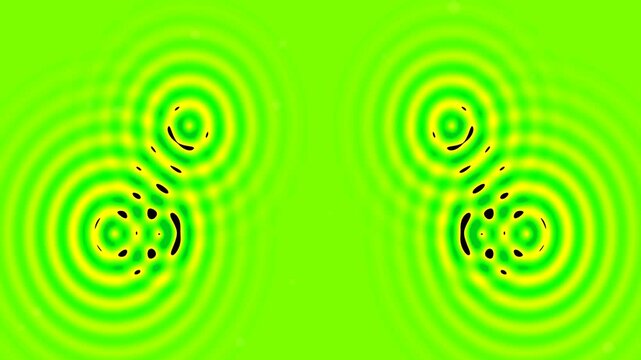 Molecular Orbital Electron Cloud Animation Loop.