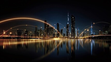 Dubai smart city creating global digital network connections