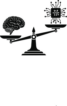 Balance between human brain and artificial intelligence
