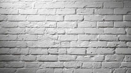White painted brick wall background
