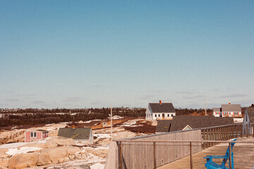 Peggy's Cove Light House on the Atlantic Ocean © Peter