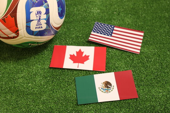 World cup 2026 is the men's international football championship co-hosted by the United States, Canada, and Mexico. Minsk, Belarus - 24 February, 2026.
