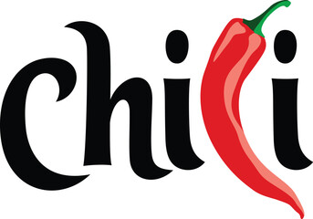 Delicious Hot Chili Pepper Logo