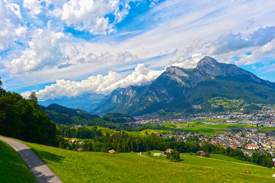 Das Sarganserland im Kanton St. Gallen 