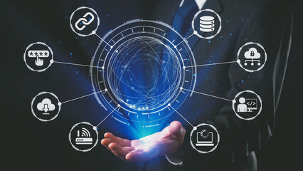 Cloud computing, cloud strategy, and cloud technology transforming digital infrastructure with scalable services, secure data storage, and cloud-based digital business solutions. Spire