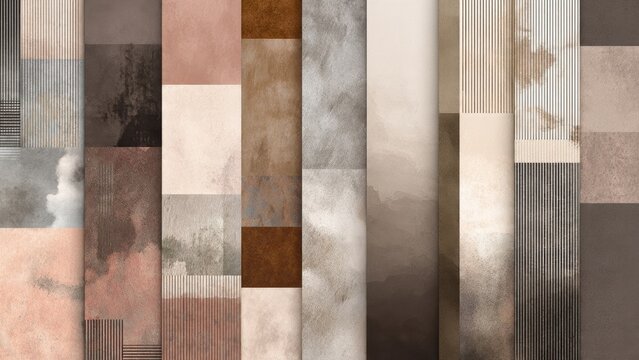Neutral Abstract Geometric Pattern Background