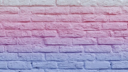 Fototapeta premium Transgender Pride Brick Wall Background