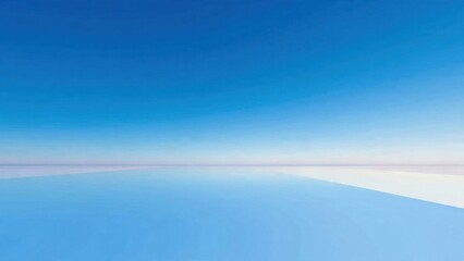 Vibrant Sky Blue Gradient Background