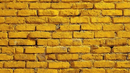 Yellow Brick Wall Texture
